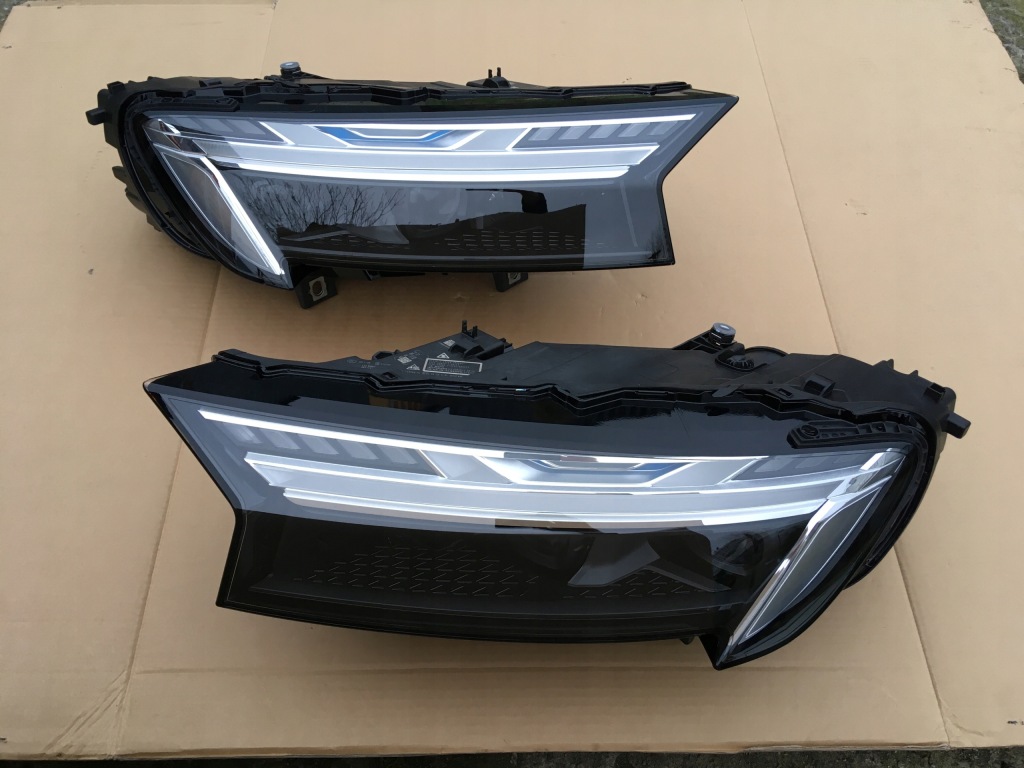 Audi q7 4m0 2 рестайлинг  капот бампер крыло  перед ремень двигатель новая фара laser Цена