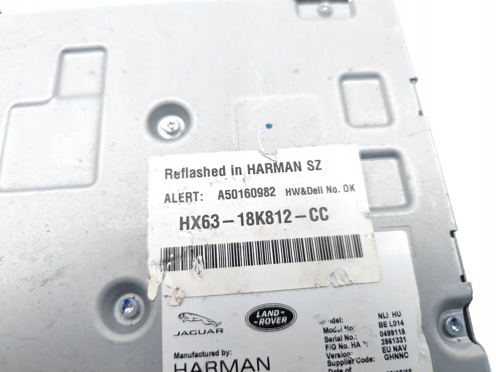 фото №7, Jaguar xe радіо cd player. 2017 седан 4/5dr hx63-18k812-cc 15-24 2.0 d