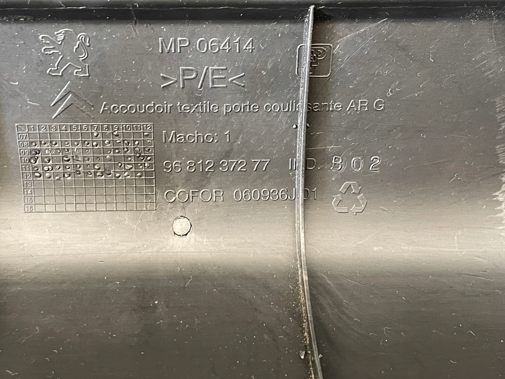 фото №7, Обивка дверь partner iii berlingo левый задняя