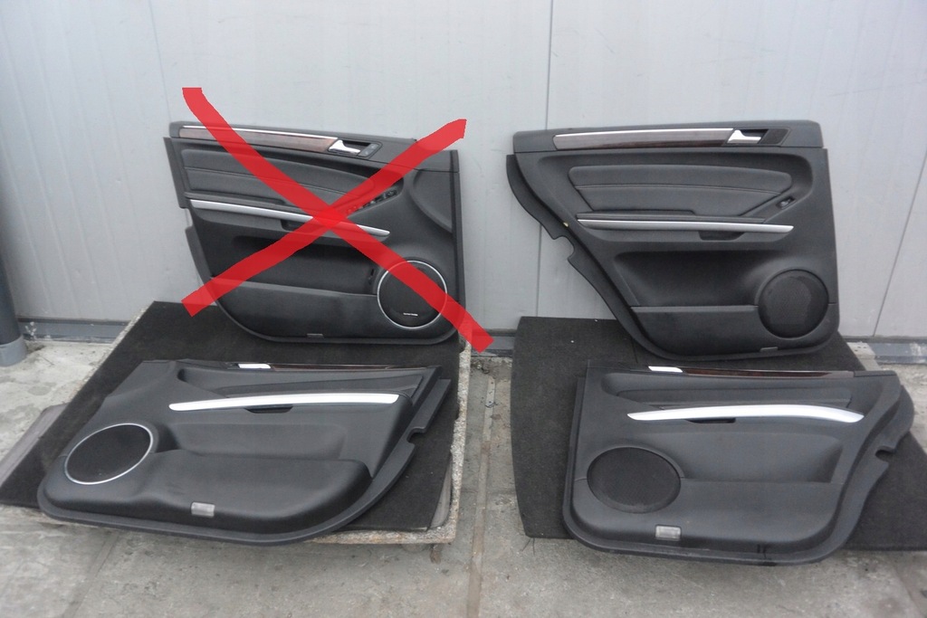 фото №1, Обшивки обшивка дверь mercedes gl x164 harma eu kpl