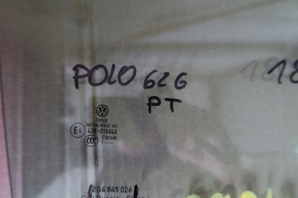 фото №5, Стекло дверь правый задняя polo 2g 2g4845026 17 rok