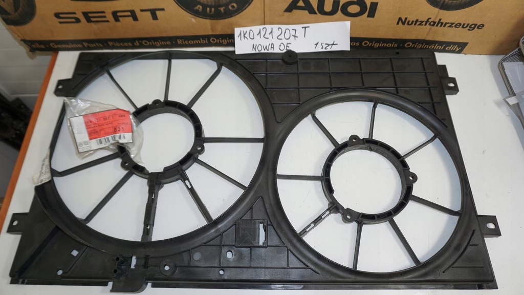 фото №1, Рамка корпус вентиляторов радиатора vw caddy golf