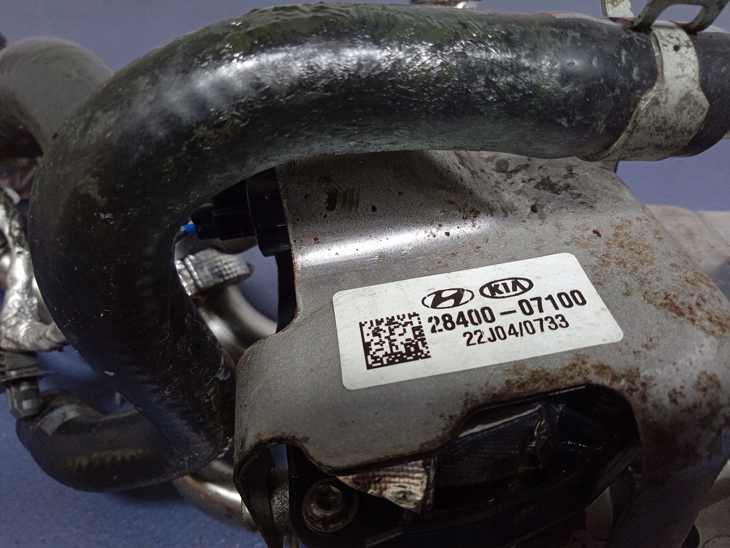 фото №6, Kia rio iv yb 1.0 t-gdi радиатор выхлопных газов клапан egr 28400-07100