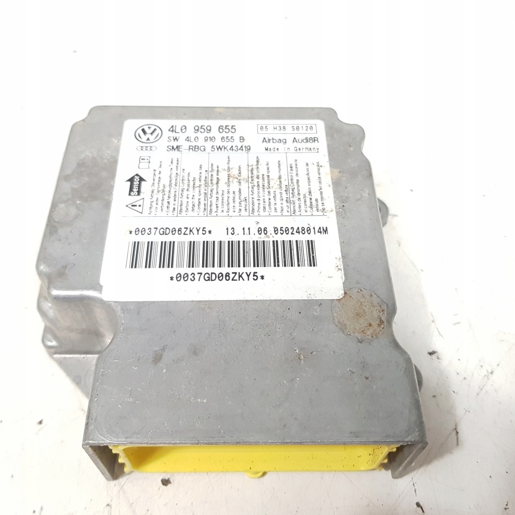 фото №1, Модуль датчик подушек подушка безопасности audi q7 4l 4l0959655