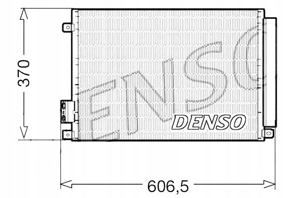 фото №1, Denso dcn09045 конденсатор, кондиціонер
