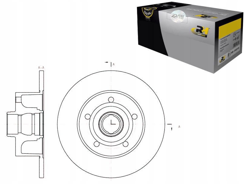 Купить Roadhouse комплект диск тормозных roa, 6431.00