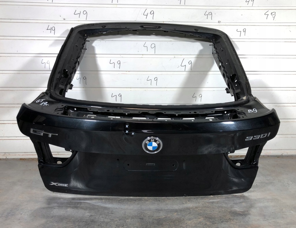 фото №1, Bmw 3 gt f34 13- lift крышка багажника задняя задняя оригинальная комплект emblematów !!