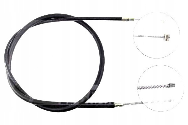 фото №9, Трос тормоза ручного hyundai sonata 88-98 правая