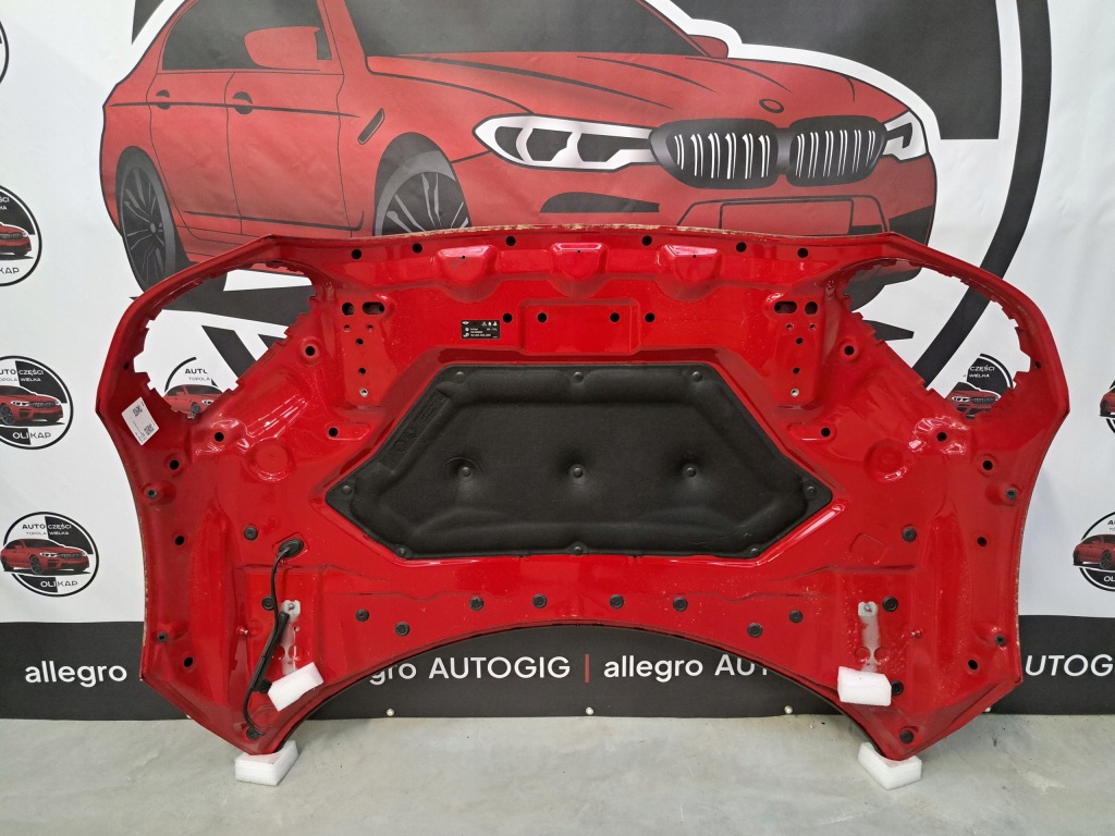Купить Mini f60 john cooper works капот крышка двигателя 851 chili red оригинал