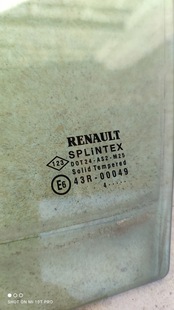 фото №2, Стекло левая передняя малый renault scenic ii