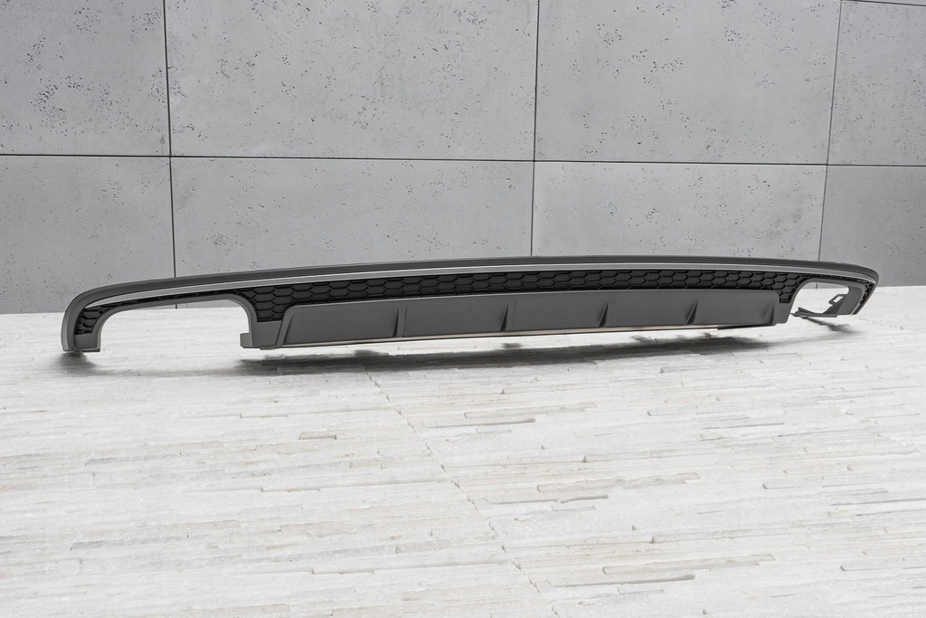 фото №10, Audi a6 c7 4g 2015-18 po faceliftingu диффузор бампера заднего стиль s-line