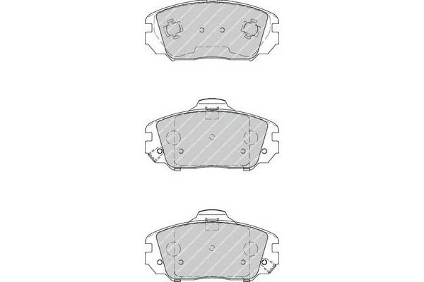 фото №1, Ferodo тормозные колодки тормозные hyundai grandeur sonata v