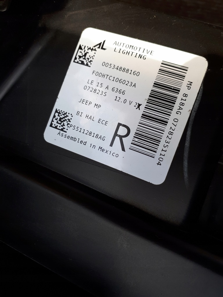 фото №10, Jeep compass ii лампа передняя правая 55112818ag