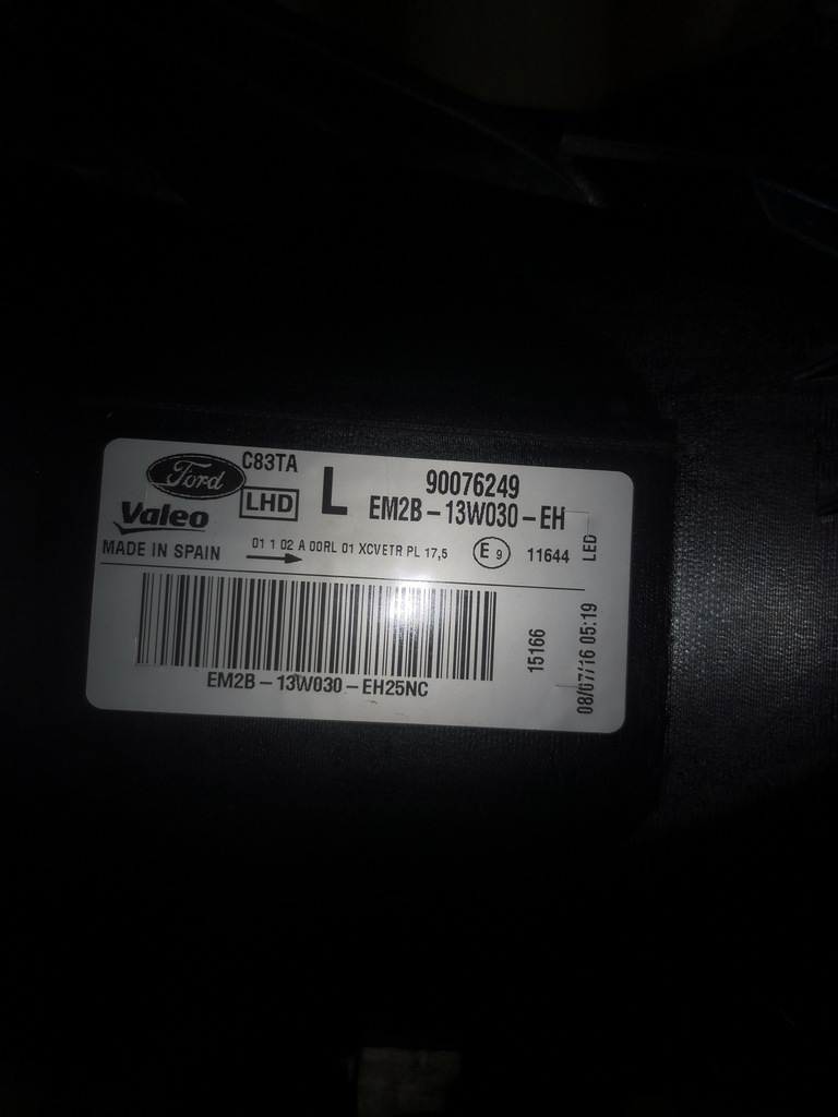 фото №10, Ford s-max mk2 full led 15r .лампа левая перед