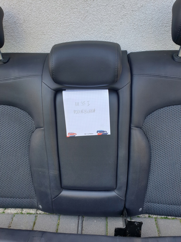 фото №4, Hyundai ix35 заднє сидіння задня задня напівшкіра підігрів oryg