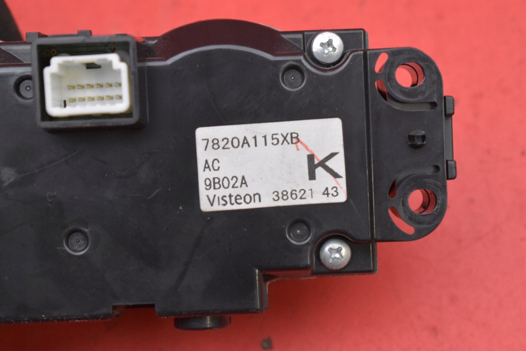 фото №7, Панель управление обдув кондиционер 7820a115xb mitsubishi lancer 8 viii 07-16