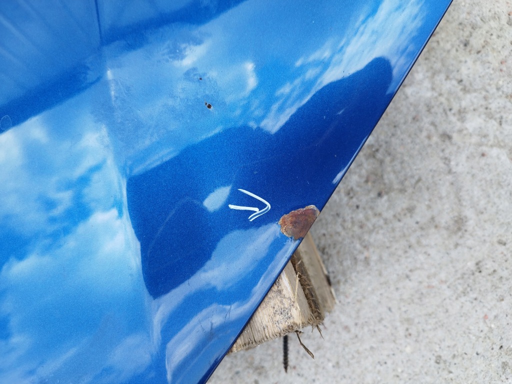 фото №12, Капот vw touran i lift 2006-2010 цвет lc5c оригинальная