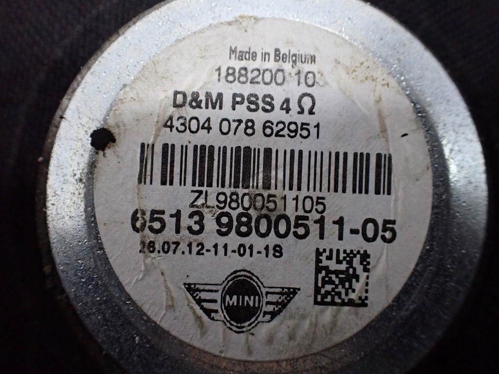 фото №5, Динамик заводской левый оригинал 9800511 mini countryman r60 r61 12r