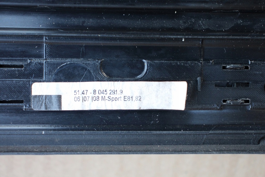 фото №7, Молдинг порог bmw 1 e82 e88 m-pakiet левая 8045291