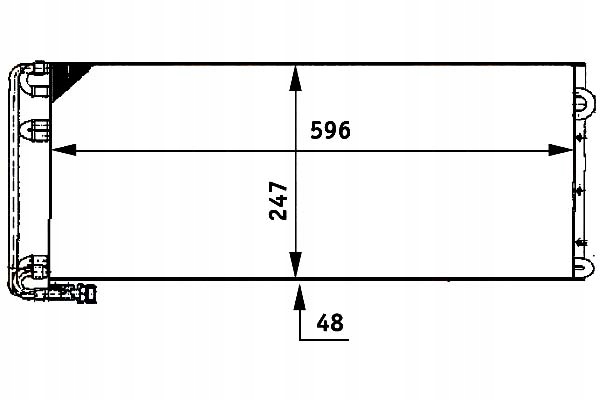 фото №1, Hella конденсатор кондиционера