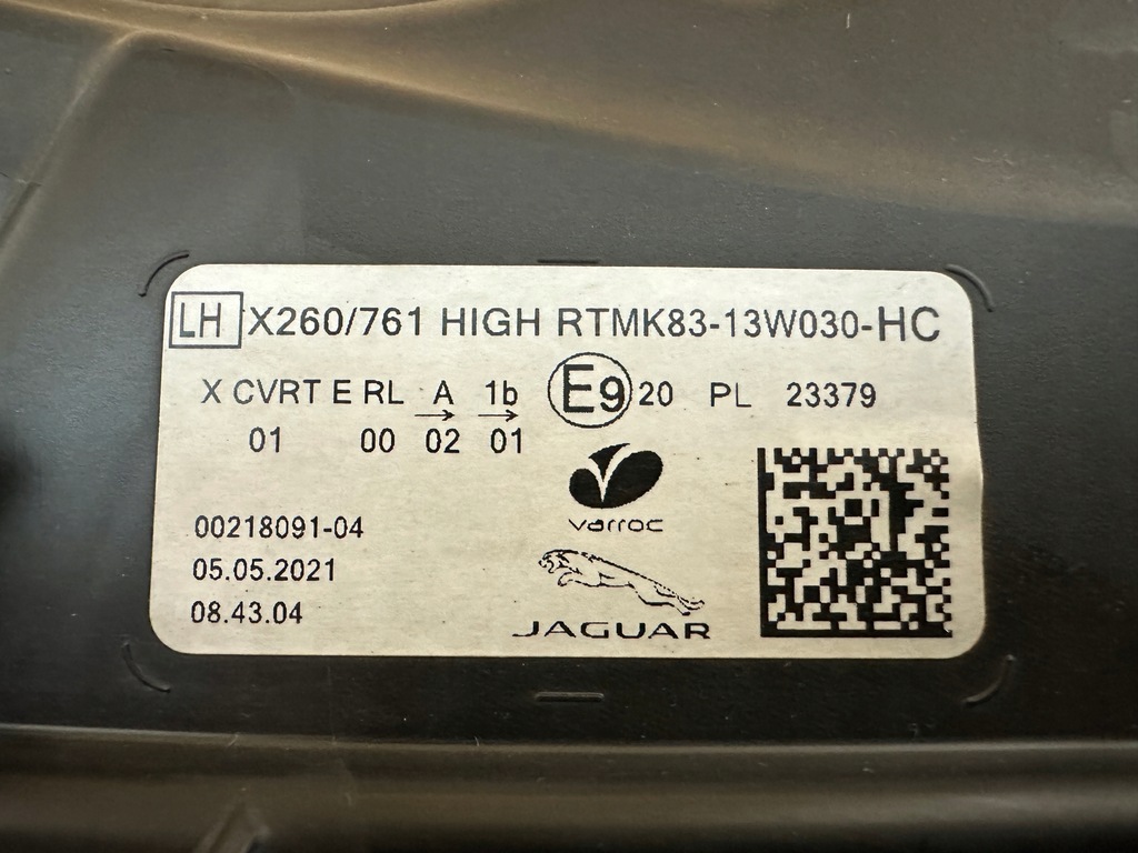 фото №15, Jaguar f-pace x761 xf x260 led high matrix лампа права ліва передня перед