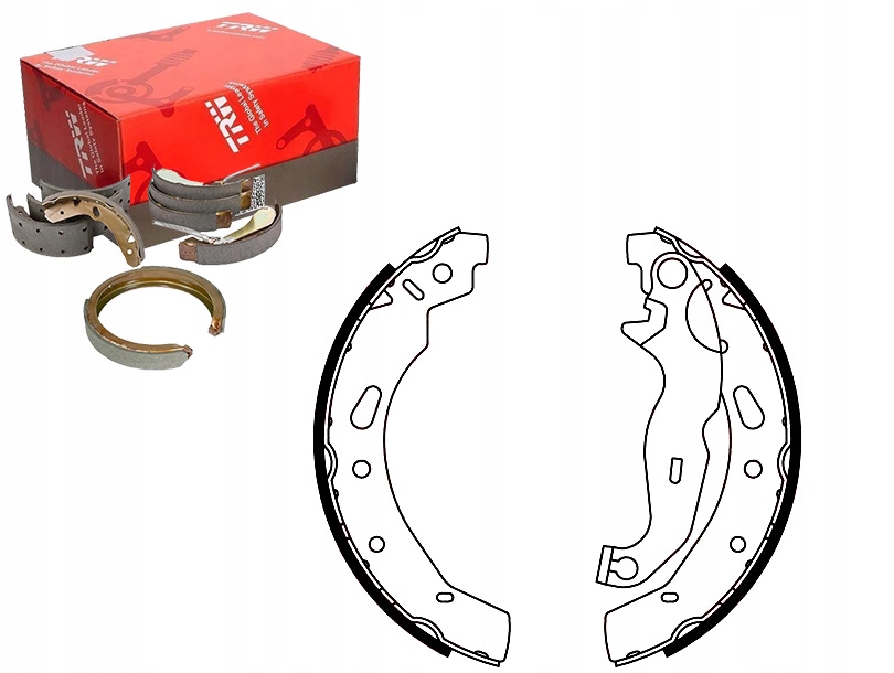 фото №1, Trw гальмівні колодки гальмівні kpl. mazda 2 1.3-1.6d 07.07-