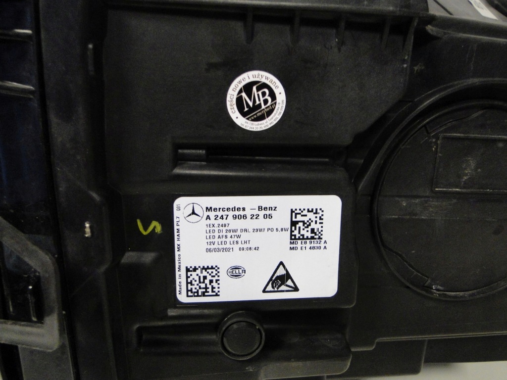 Mercedes glb x247 247 фара правий led high performance в Україні