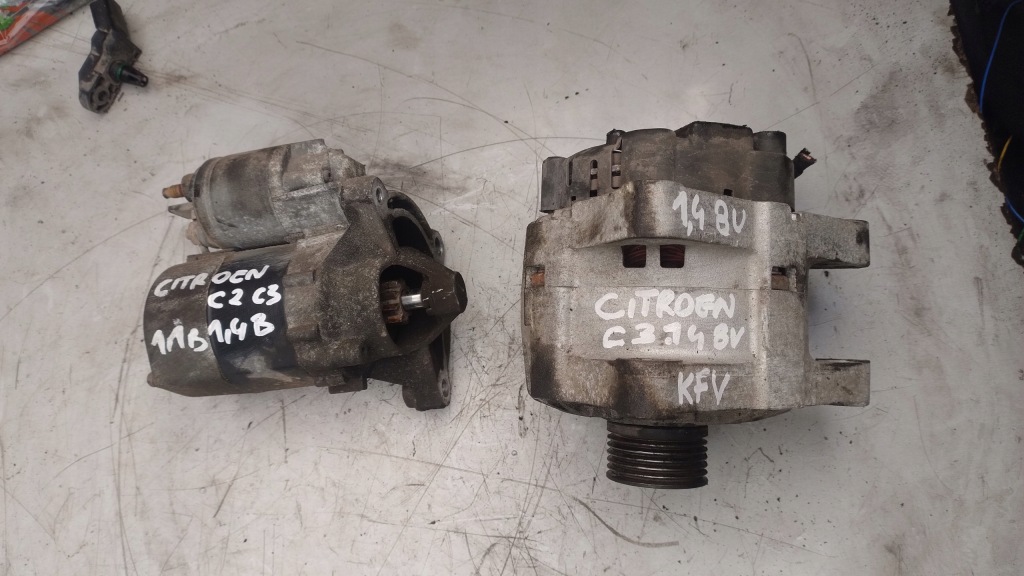 Купить Citroen c2 c3 peugeot 206 1,4 8v генератор 1,1