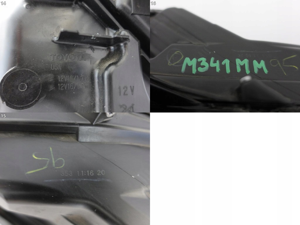 фото №15, Toyota highlander iv 4 xu70 19- full led лампа правая перед europa