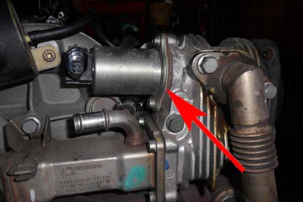 фото №2, Заглушка egr renault laguna 1 ii 2 megane 1.9 dci