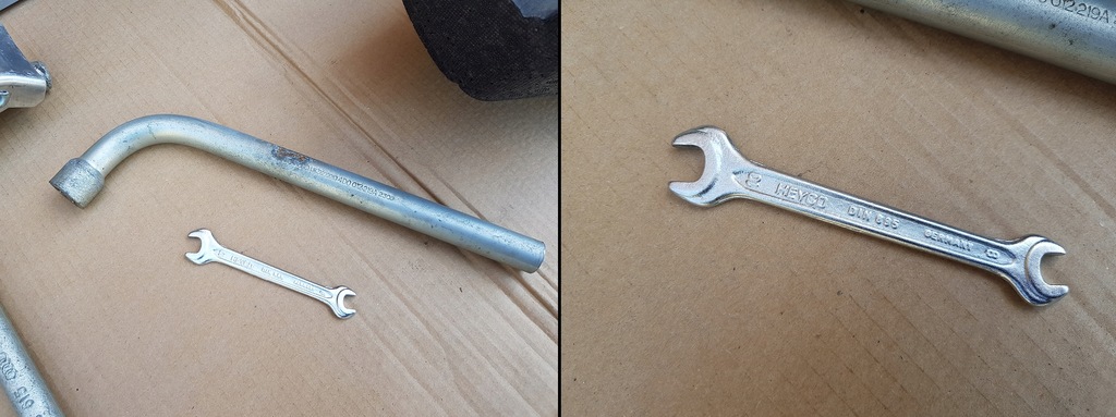 фото №10, Набір do перемикання колеса / домкрат + ключ + трикутник + інструменти / audi a2