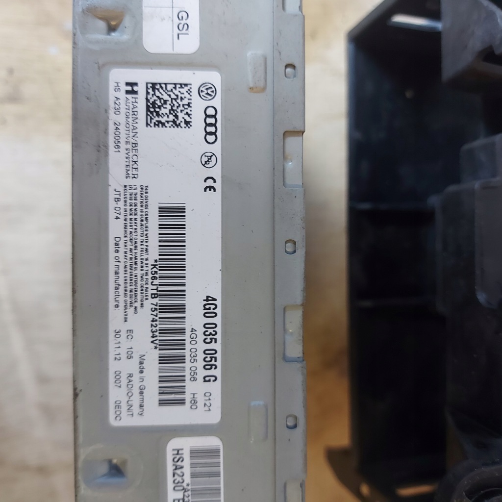 Модуль тюнер радио audi a4 b8 рестайлинг  4g0035056g Недорого