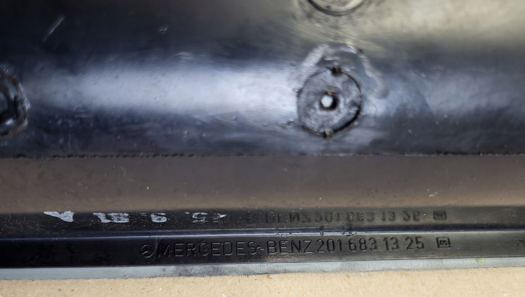 фото №9, Тунель середній mercedes 190 w201 2016831325 оригінальний номер eu szary