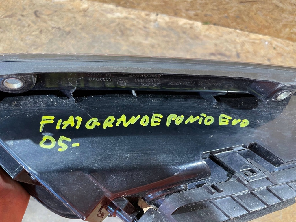 фото №11, Fiat punto evo 09-12 лампа ліва задня задня