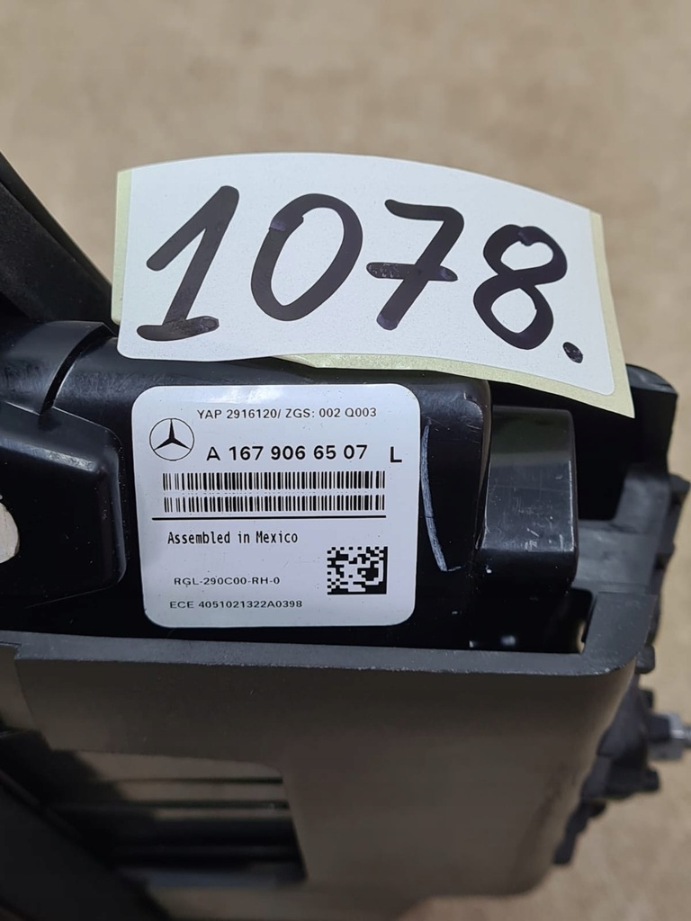 фото №7, Лампа задня лівий ліва задня w кришка mercedes gle coupe w167