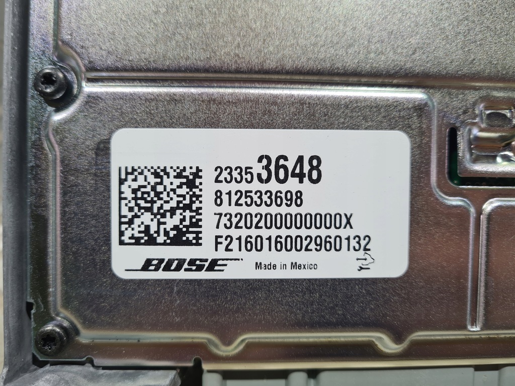 фото №4, Підсилювач bose opel insignia a lift