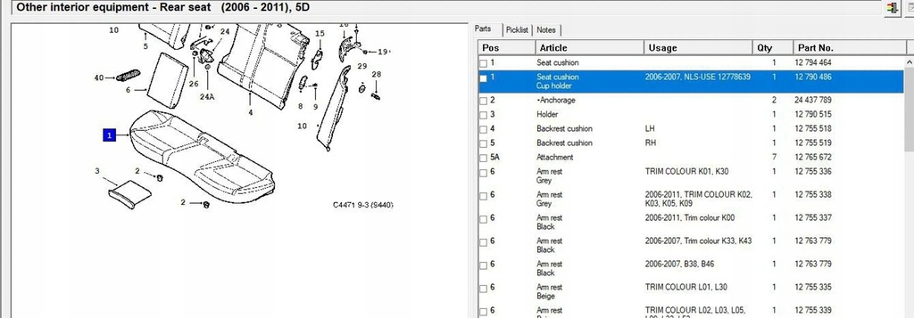 фото №9, Saab 9-3 ver2 2005 сиденья, сиденье