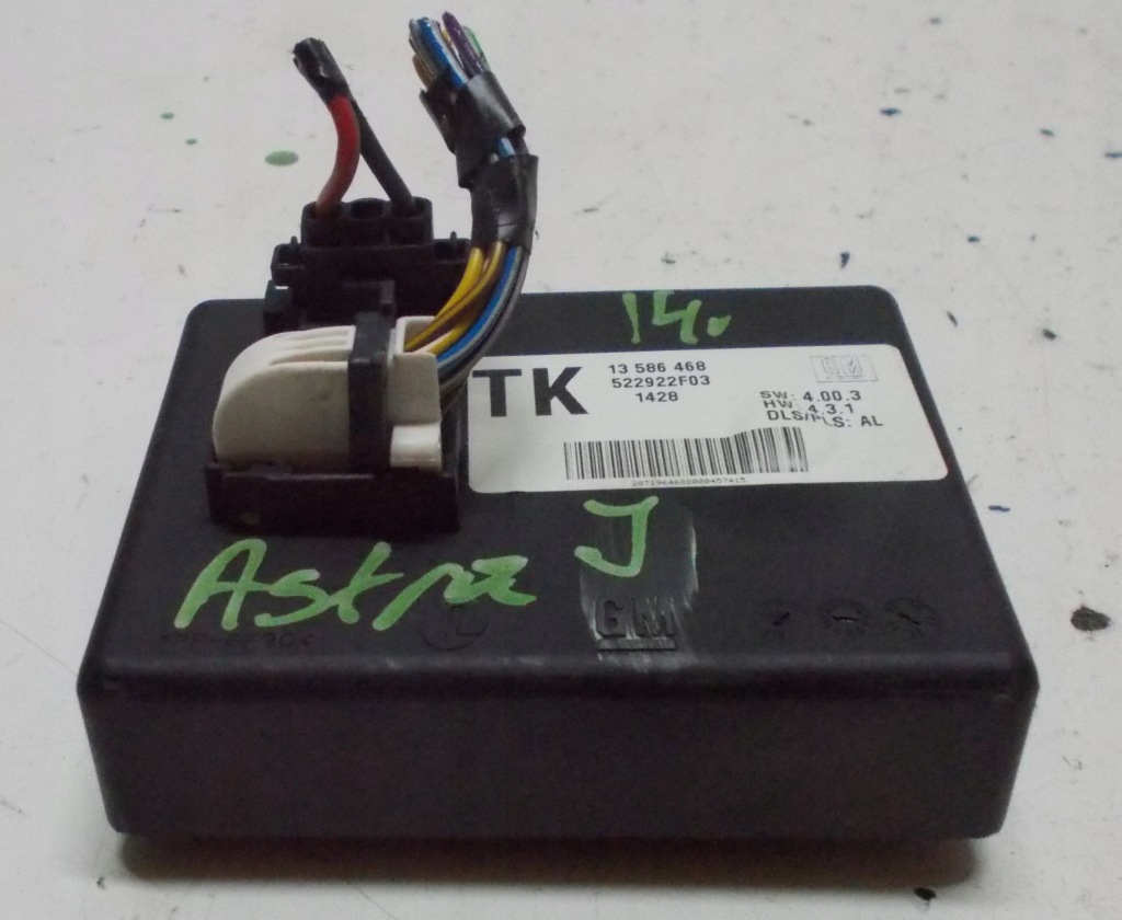 фото №1, Opel astra j 14r модуль блок управления света 13586468