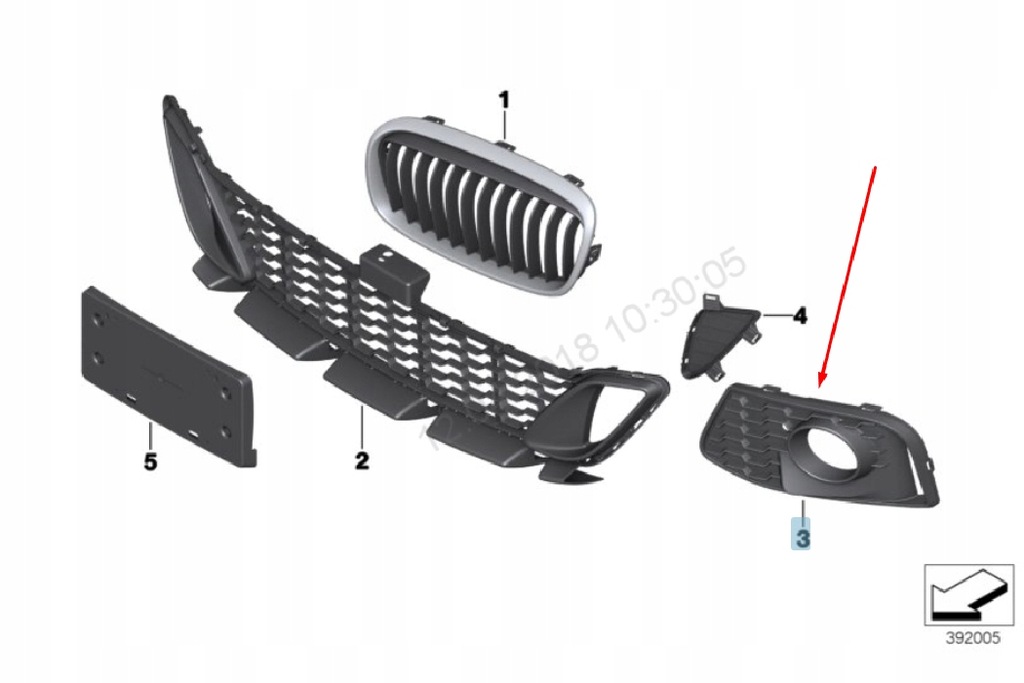 фото №9, Audi a3 8p 8p48072851qp 8p передній бампер кронштейн номерного знака реєстраційний uc