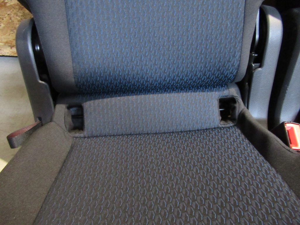 фото №14, Vw caddy iv 4 2k сидіння сидіння заднє сидіння isofix niebieskie kutamo