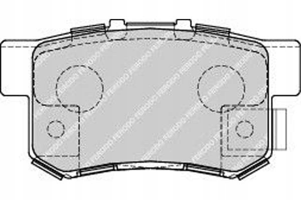 фото №1, Ferodo гальмівні колодки гальмівні honda civic vii coupe 1.7