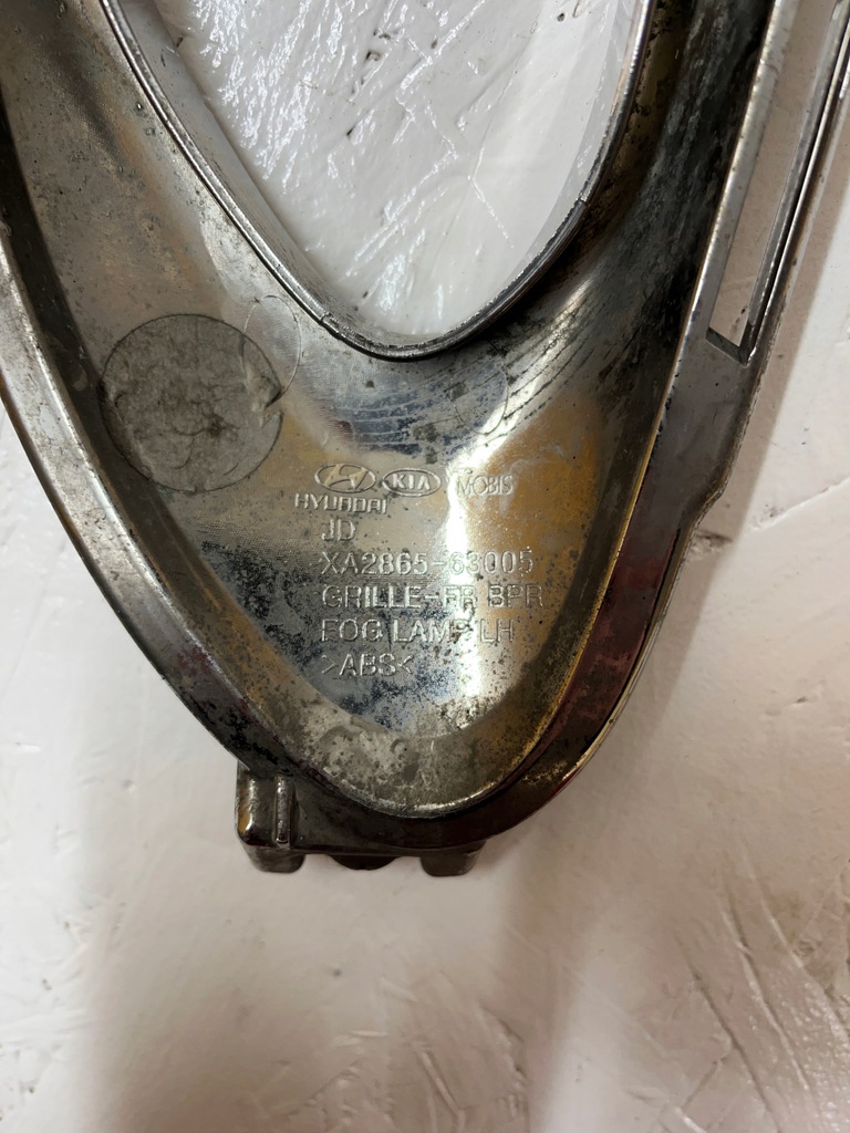 фото №7, Kia ceed ii решётка радиатора рамка противотуманной фары левая хром xa2865-63005 wys 24h