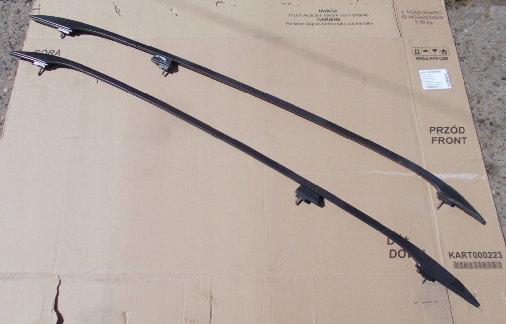 фото №1, Bmw x3 e83 3.0d 08r рейлинги кровельные комплект