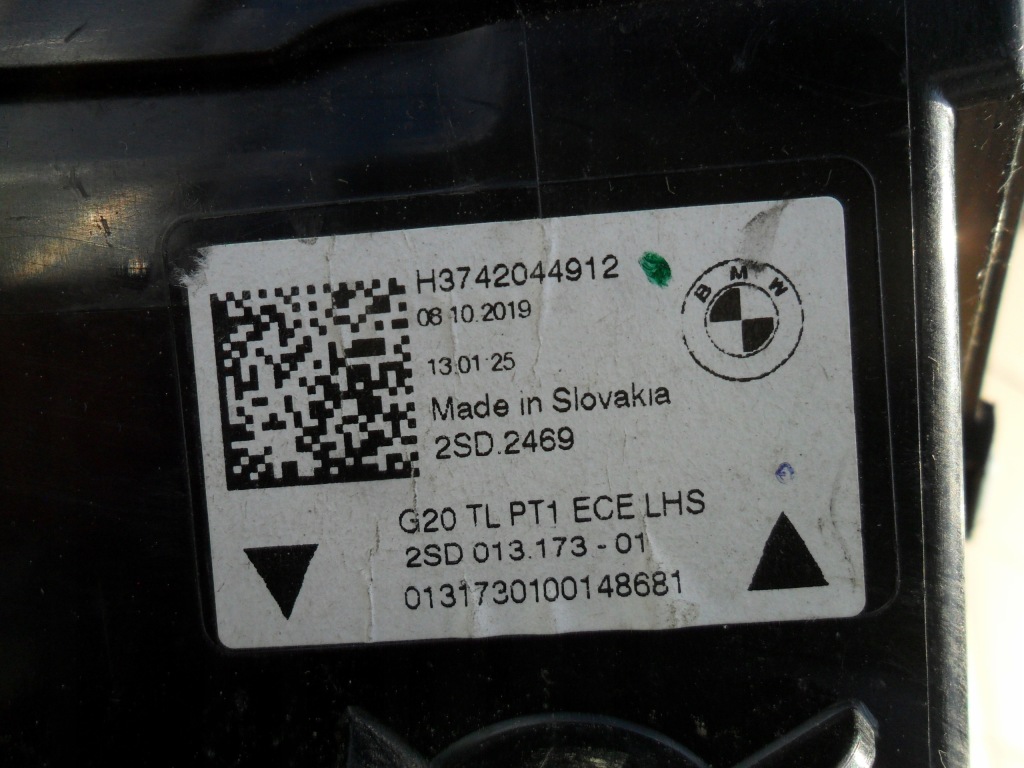 фото №14, Bmw 3 g20 2019 19- лампа задня ліва h3742044912