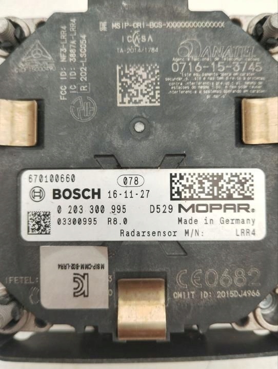 фото №8, Maserati levante 2017 радар / датчик distronic 670100660