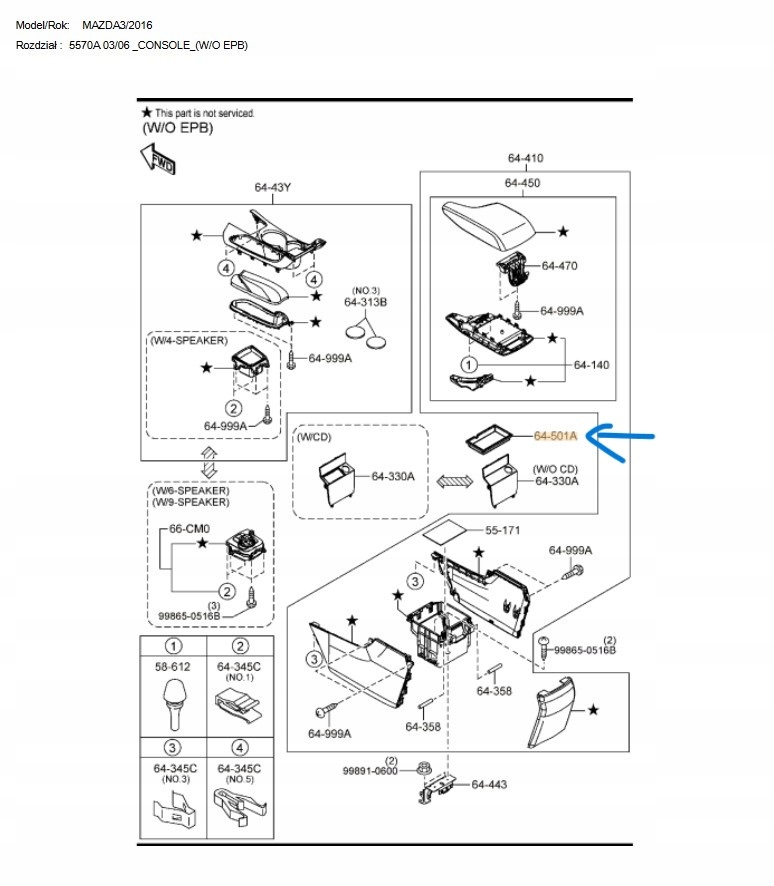 фото №5, Контейнер na дрібниці - mazda 3 bm/bn bhn16450xb
