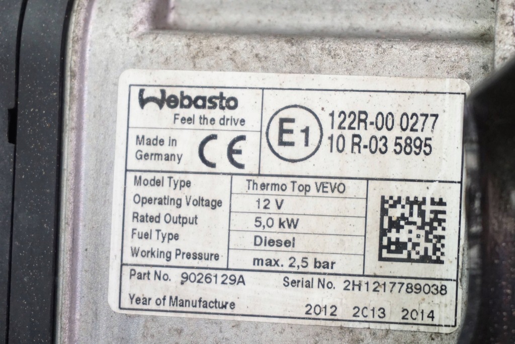 фото №10, Обігрівач стояночний webasto vw caddy touran 1k0815005mp 9026129a