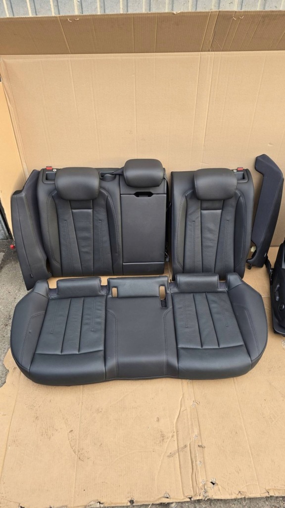 Сидіння шкіряний заднє сидіння kpl grzene чорні audi a4 b9 sedan nr mag de01 в Україні