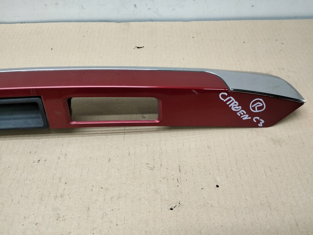 фото №10, Накладка хром ручка крышки задняя citroen c3 picasso цвет kjcc 2008-2012