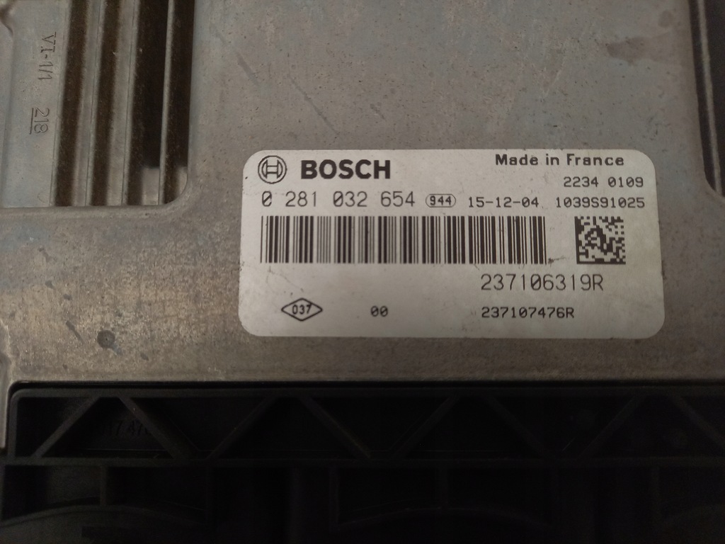 фото №4, Бортовий комп'ютер блок керування двигуна renault clio iv 1.5 dci